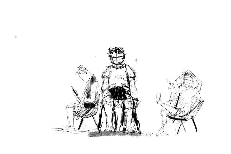 Seated Figures Study