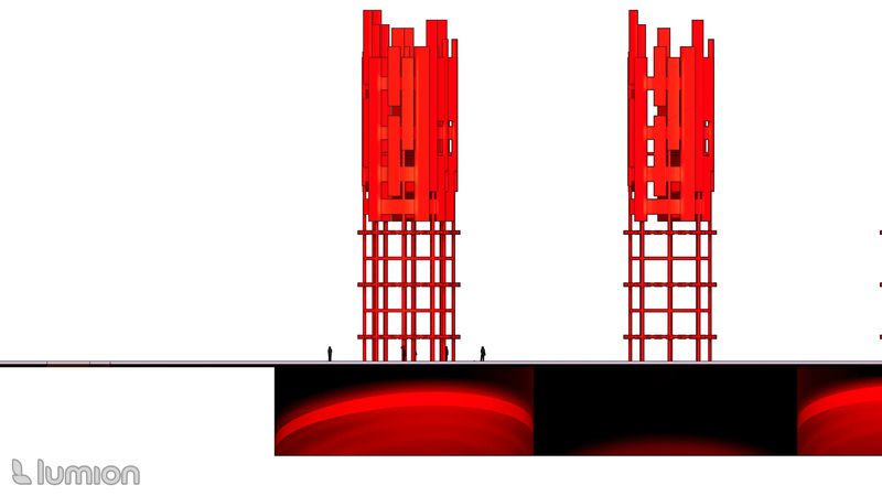 Arched Corridor — Elevation Detail