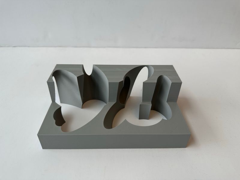 3D Printed Butterfly Relief 2