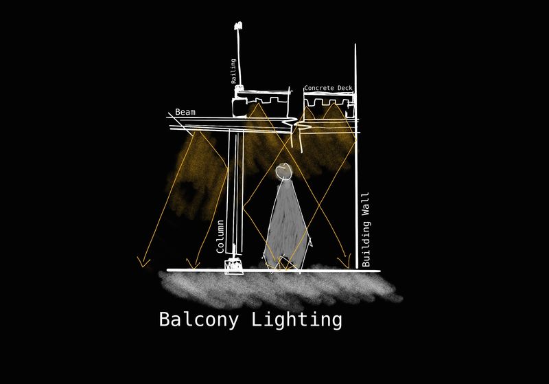 Balcony Lighting Study