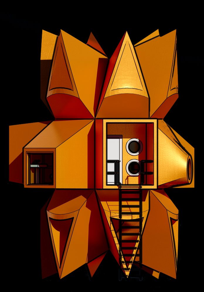Starburst Pavilion — Elevation
