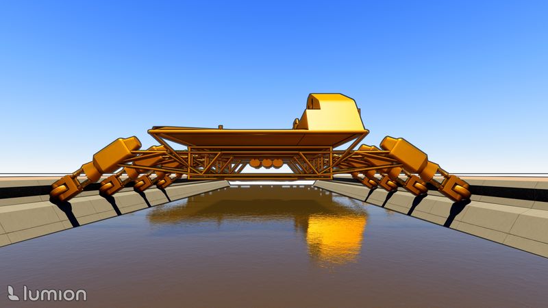 Canal — Mechanism Render 3