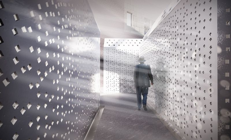 Interior — Perforated Corridor