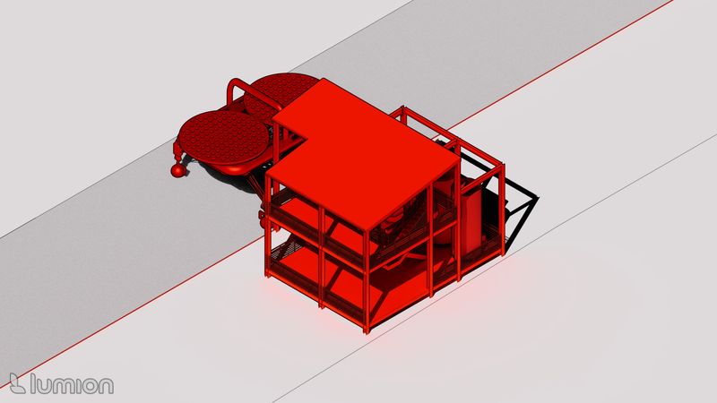 Table Pavilion — Isometric 3