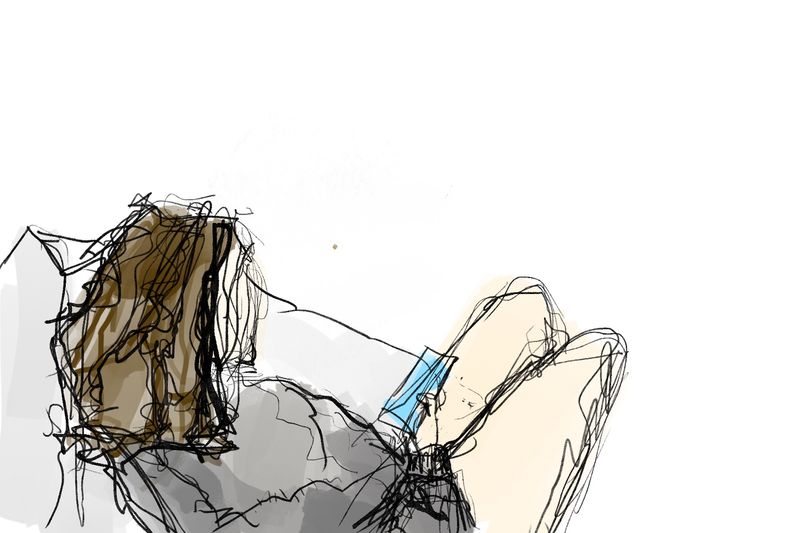 Figure Study — On Phone