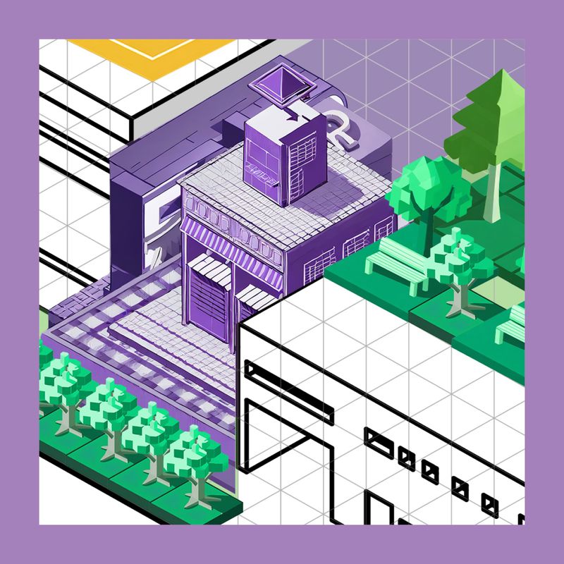 Isometric Streetscape Diagram