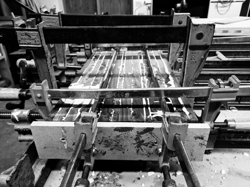 Walnut Strip Glue-Up — Workshop
