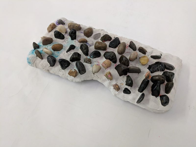 River Rock Inlay Casting