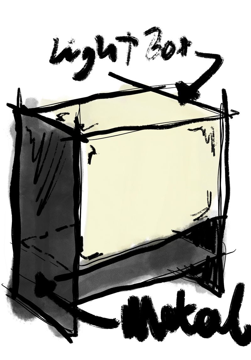 Light Box Material Sketch