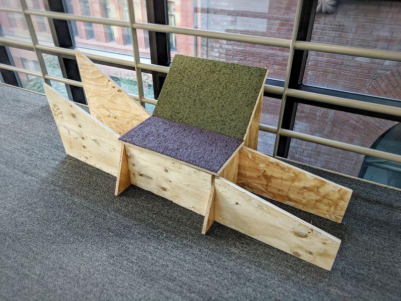 Plywood Carpet Chair — Prototype