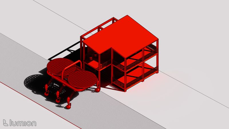 Table Pavilion — Isometric 2