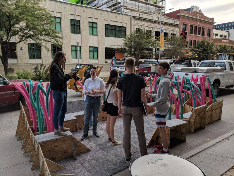 Grass Pavilion — Installation