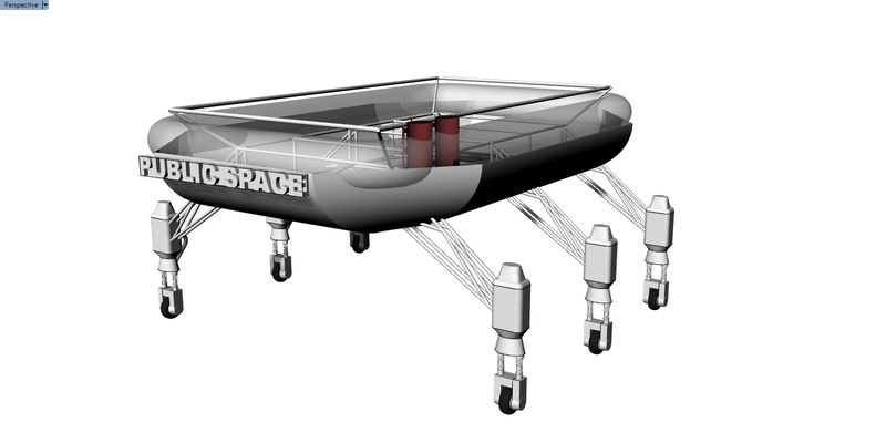 Public Space Pod — Perspective